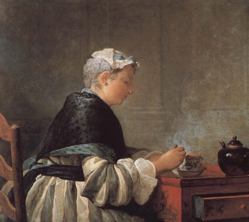 Jean Baptiste Simeon Chardin Tea lady oil painting image